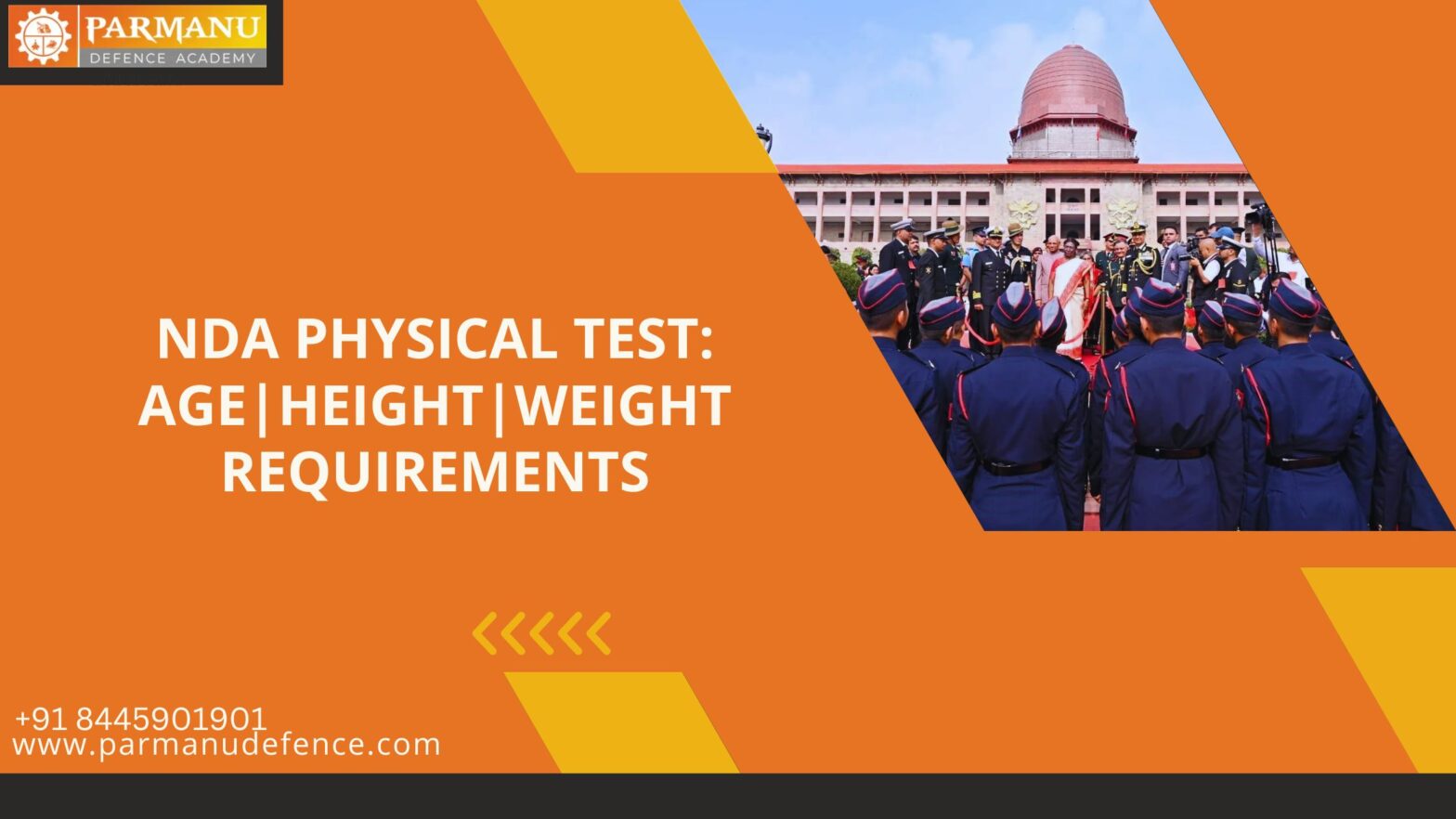 NDA Physical Test Age Height Weight Requirements